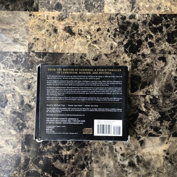 Sean Dillon Series Without Mercy by Jack Higgins (2005, 6 Compact Disc) - Picture 2 of 7